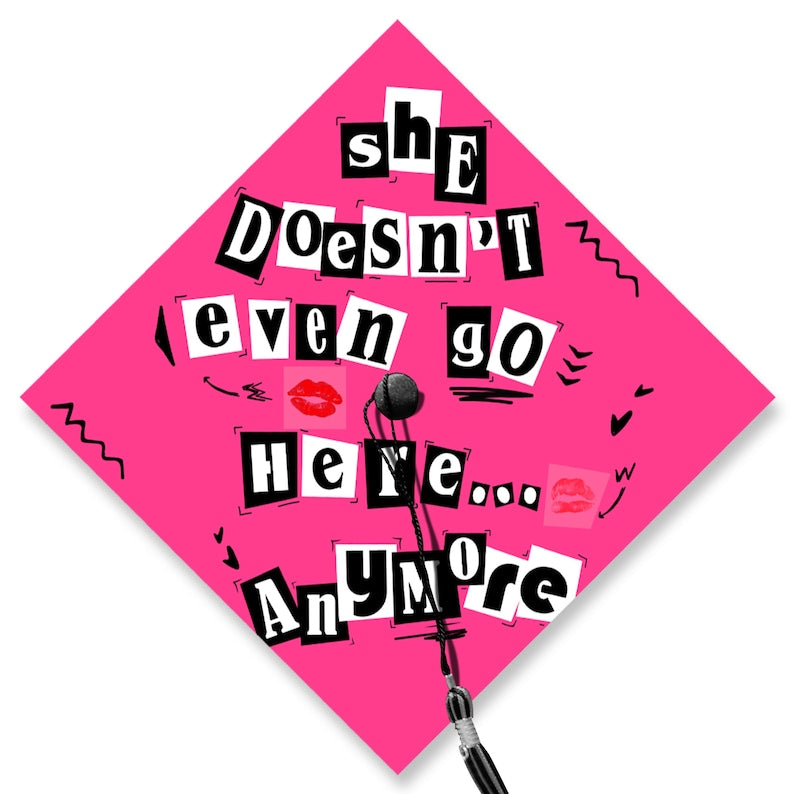 The perfect customized graduation gift, this pop-culture grad topper is a must-have accessory for the Class of 2026.