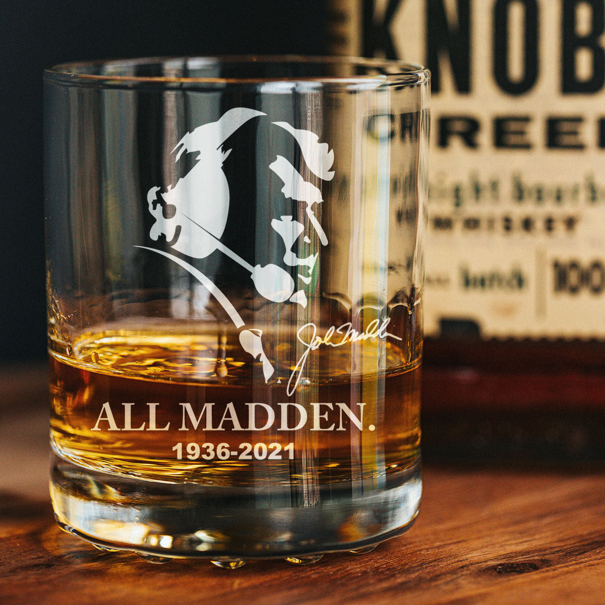 John Madden Whiskey Glass