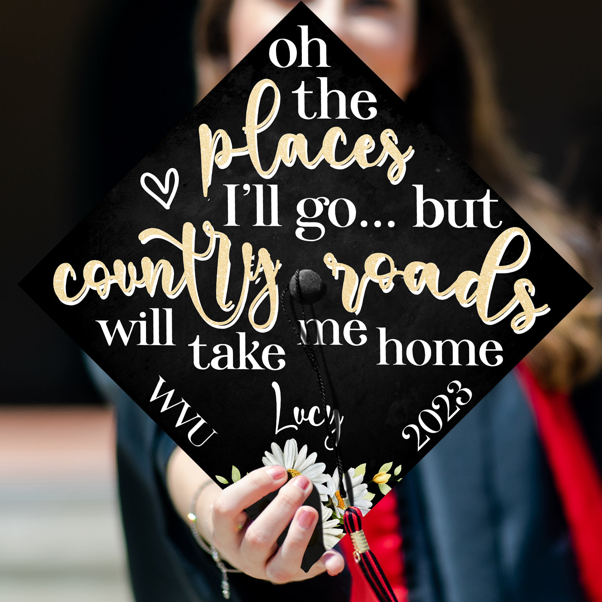 West Virginia Graduation Cap Topper