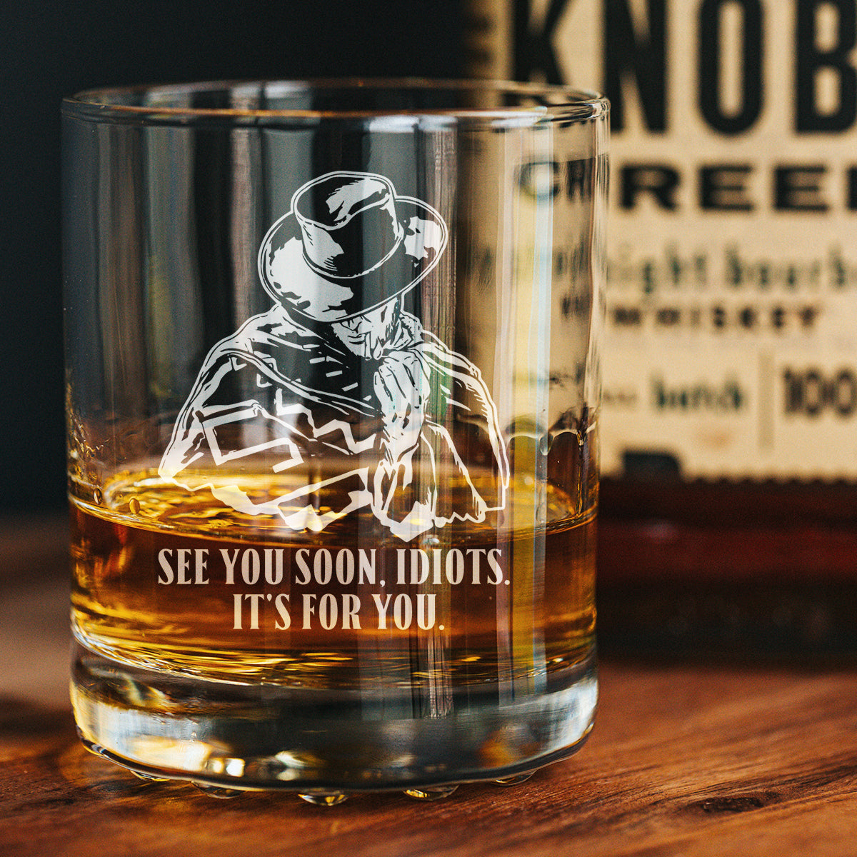 Clint Eastwood Quotes Whiskey Glass