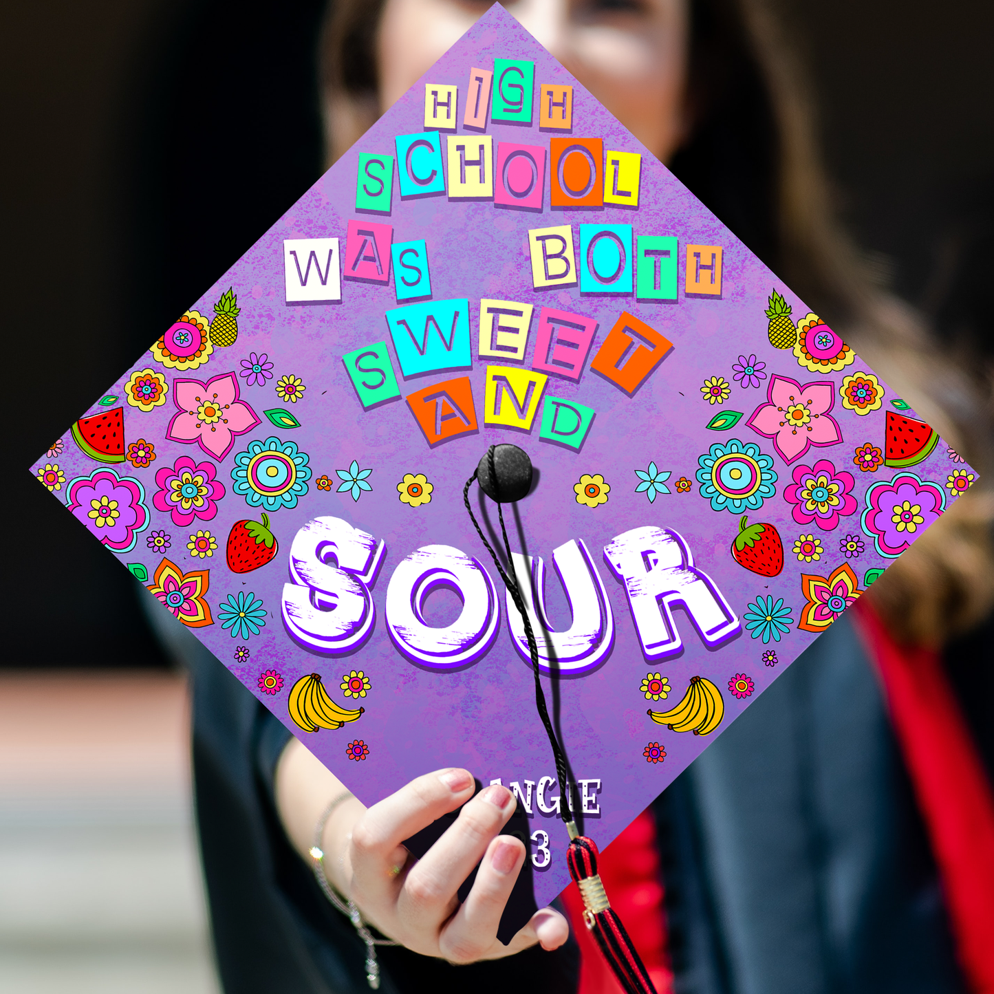 Sweet And Sour Graduation Cap Topper