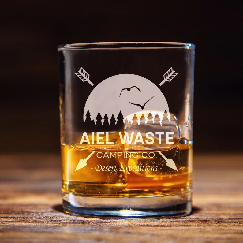 Aiel Waste Camping Co Whiskey Glass