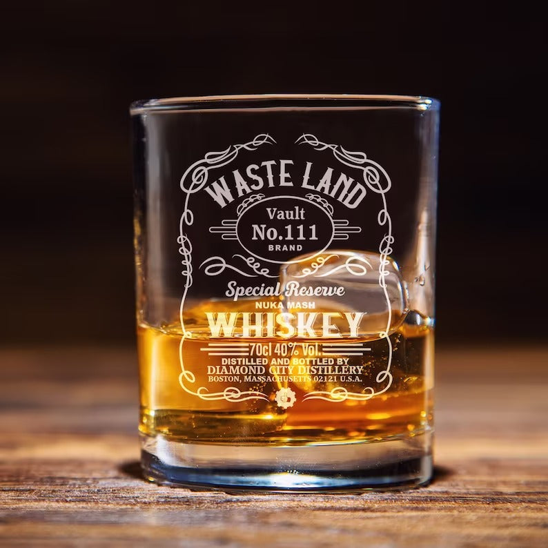 Wasteland Nuka Mash Whiskey Glass
