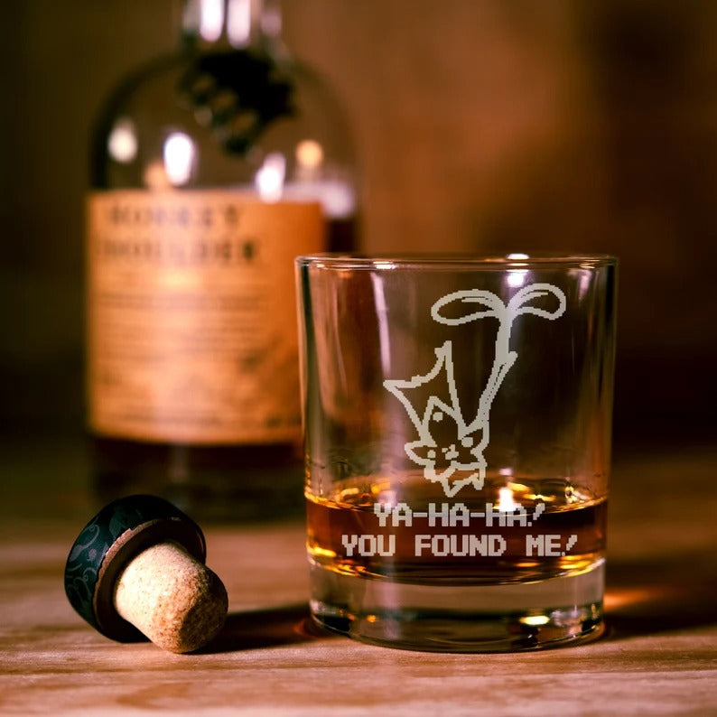 Korok You Found Me Whiskey Glass