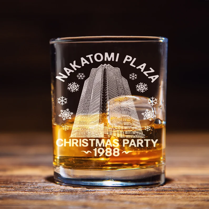 Nakatomi Plaza Whiskey Glass