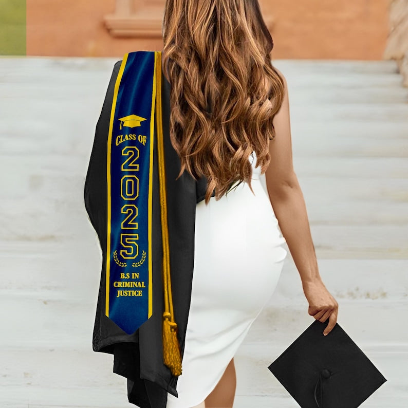 Durable and stylish graduation sash decorations, providing a premium look for the Class of 2026.