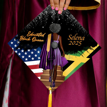 Beautifully designed grad toppers for 2026, offering a unique and personal touch to your graduation attire.