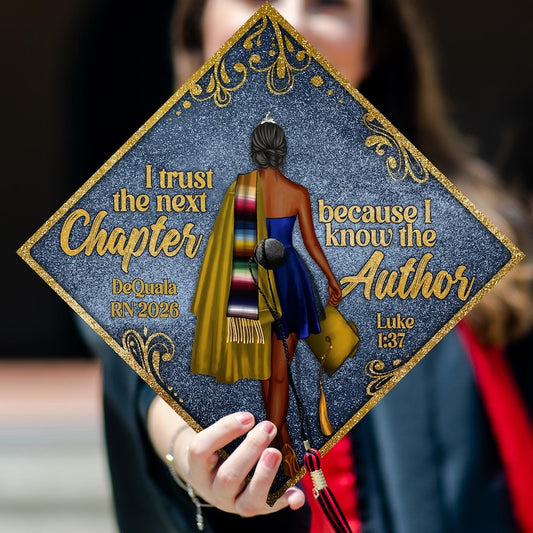 Personalized Bible Verse Graduation Cap Topper for Class of 2026, a divine and meaningful gift.