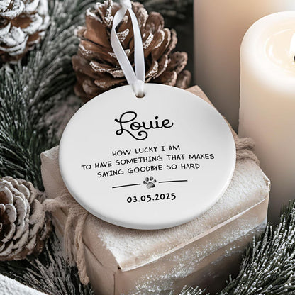 Custom Hand Painted Christmas Ornaments Watercolor Christmas Ornaments Pet Loss Gifts