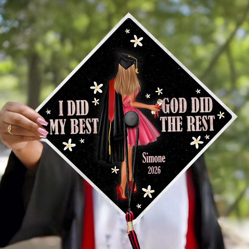 Thoughtful personalized graduation gifts for her or him, celebrating success with a sacred message.