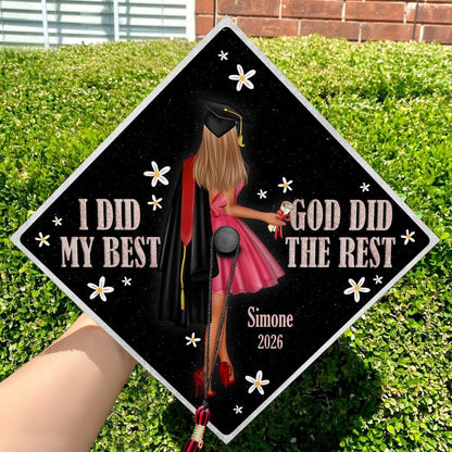 Inspiring Christian grad toppers, perfect for the graduate celebrating their achievements through faith.