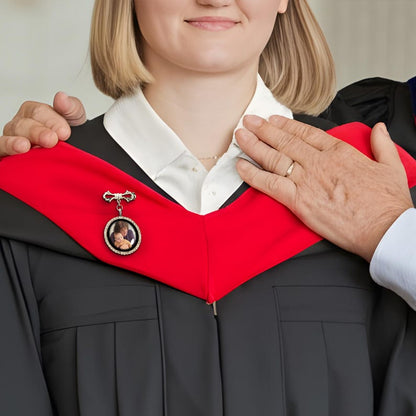High-quality memorial graduation gifts, ideal for those seeking a personalized picture lapel pin.
