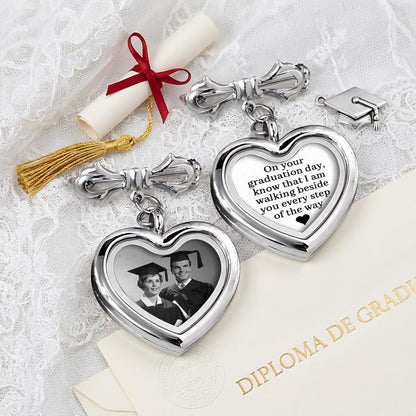 Custom picture lapel pins for memorial use, offering a high-quality and heartfelt gift for grads.