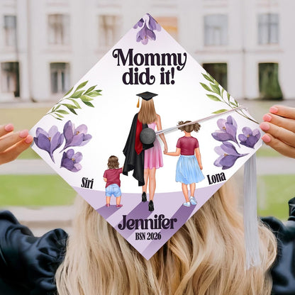 Beautifully designed grad toppers for 2026, offering a unique and personal touch to your graduation attire.