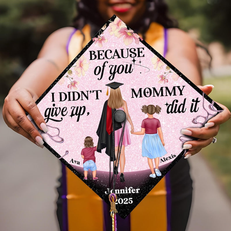 Customized graduation gift for mother, helping you share your success with your children on graduation day.