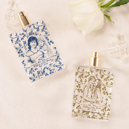 Beautifully designed wedding perfume bottle, perfect for expressing gratitude to the mother of the bride.