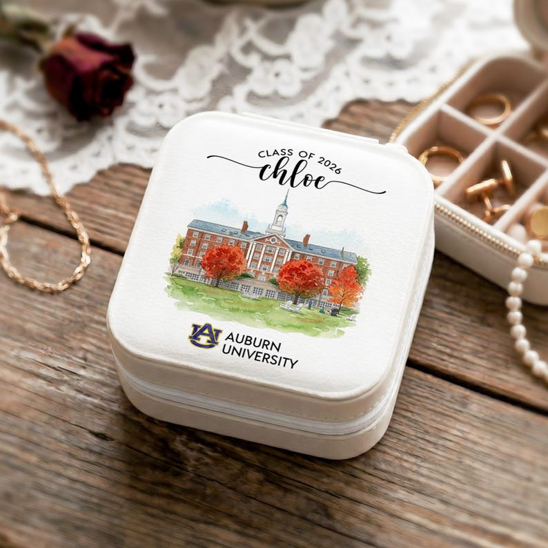 The perfect personalized graduation gift, this photo trinket box is a must-have for 2026 grads.