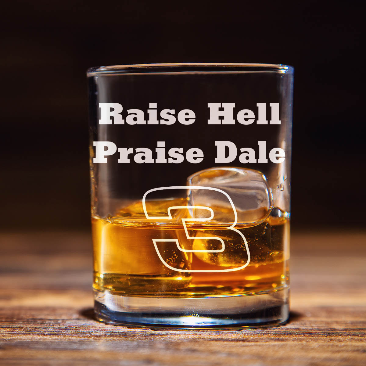 Dale Earnhardt Whiskey Glass