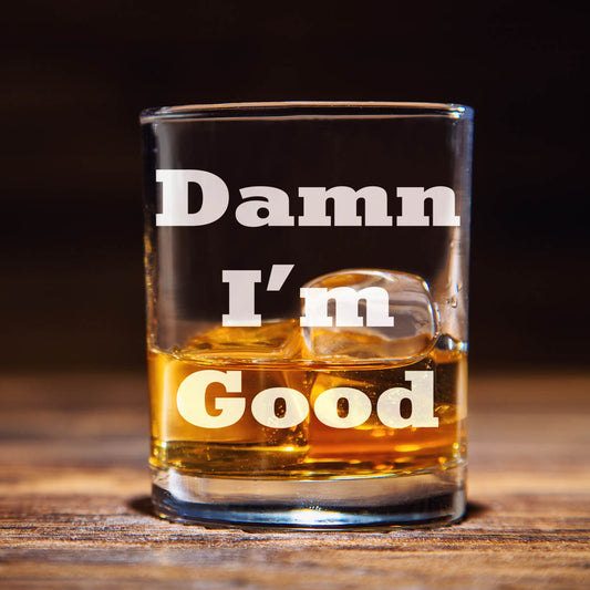 Dale Earnhardt Whiskey Glass