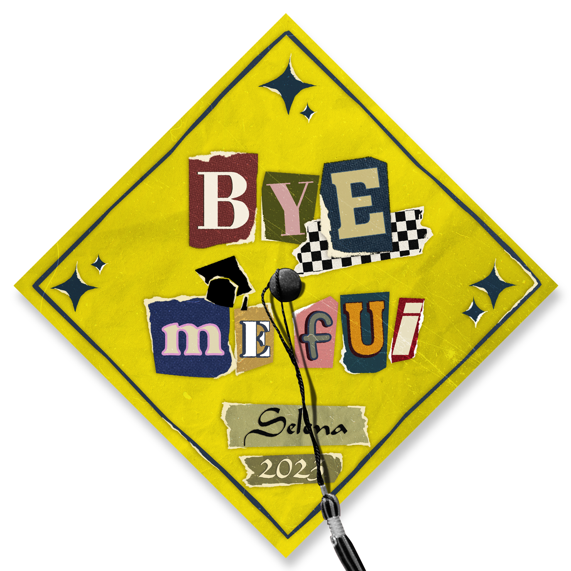 Bye Me Fui Graduation Cap Topper