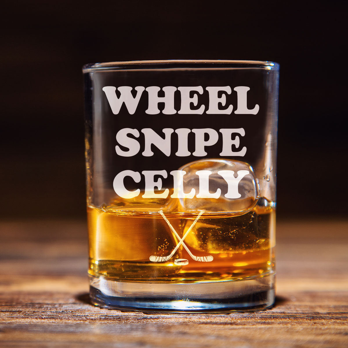 Wheel Snipe Celly Whiskey Glass