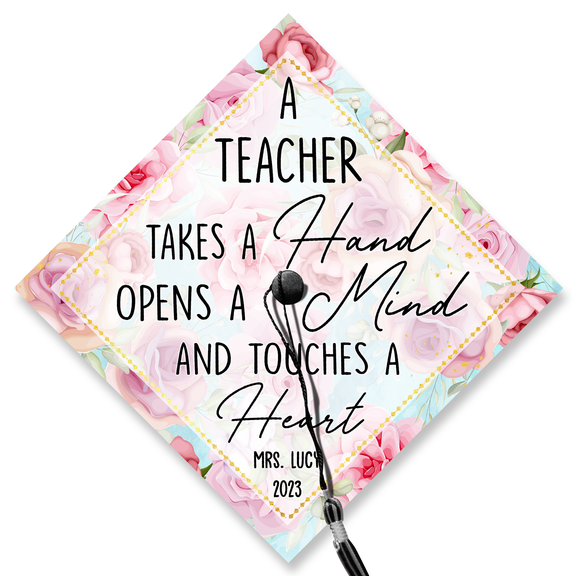 Teacher Personalize Graduation Cap Topper