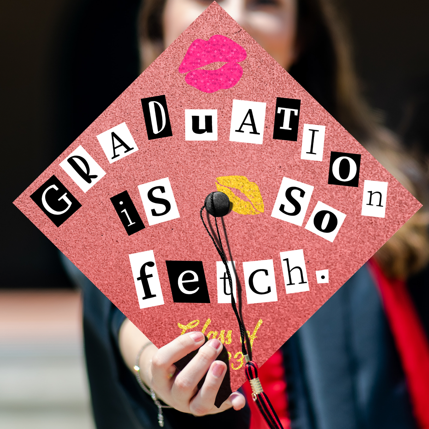 Graduating Is So Fetch Graduation Cap Topper