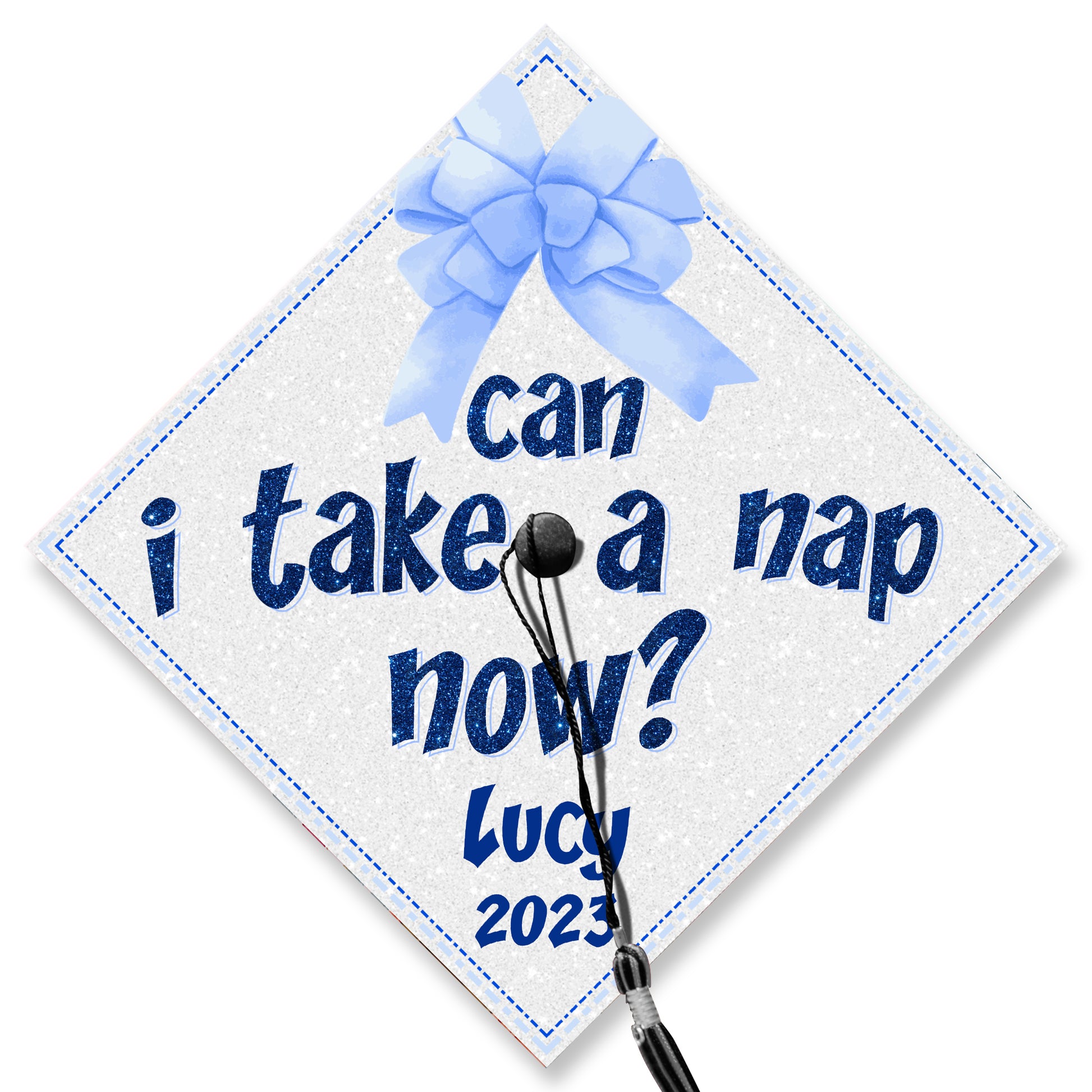 Can I Take A Nap Now Graduation Cap Topper