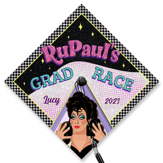 RuPaul's Grad Race Graduation Cap Topper