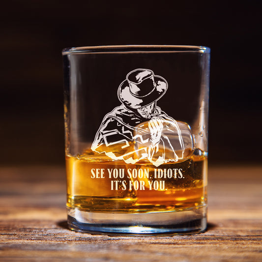 Clint Eastwood Quotes Whiskey Glass