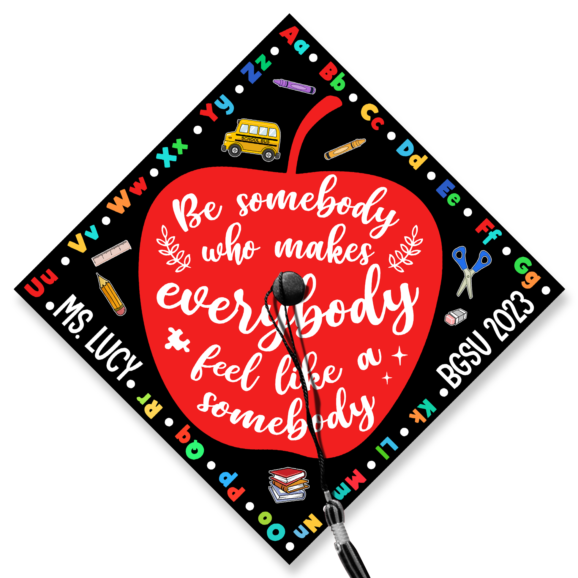 The Future Teacher Graduation Cap Topper