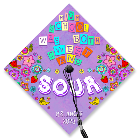 Sweet And Sour Graduation Cap Topper