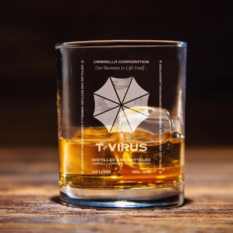 T-Virus Umbrella Corps Whiskey Glass