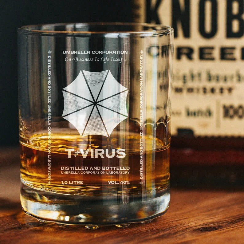 T-Virus Umbrella Corps Whiskey Glass