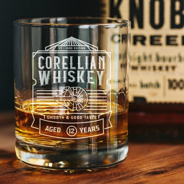 Corellian Whiskey Glass, Gift For Dad, Gift For Him - Personalizy