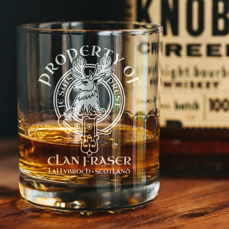 Property of Clan Fraser Whiskey Glass