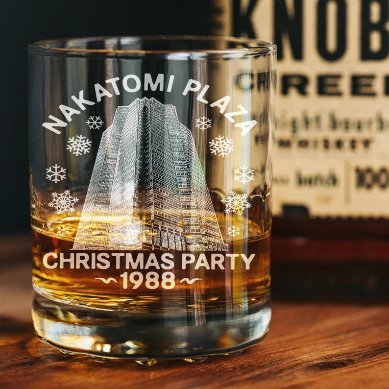 Nakatomi Plaza Whiskey Glass