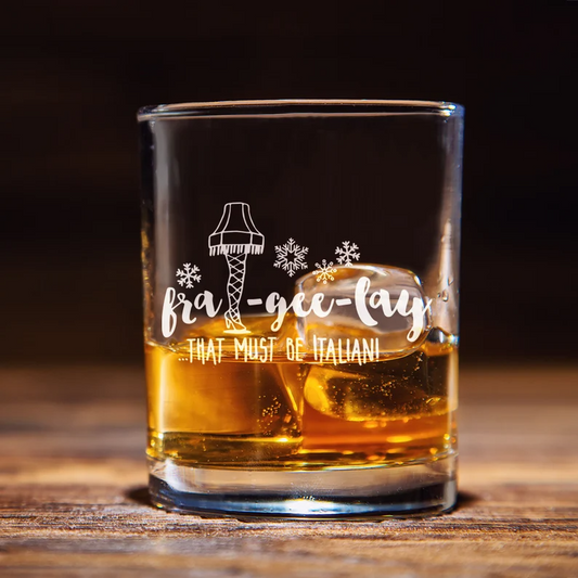 A Christmas Story Whiskey Glass