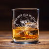 Dead Men Tell No Tales Whiskey Glass