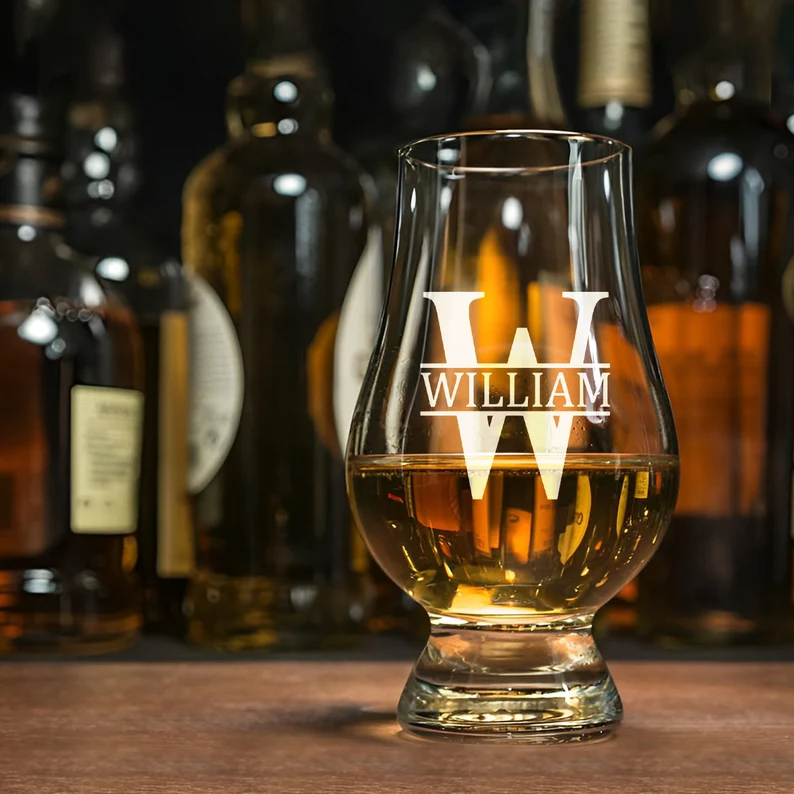 Personalized Glencairn Whiskey Glass