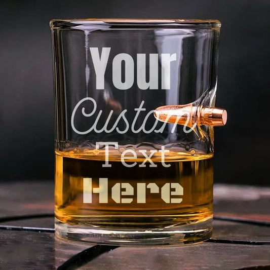 Custom Bullet Whiskey Glass