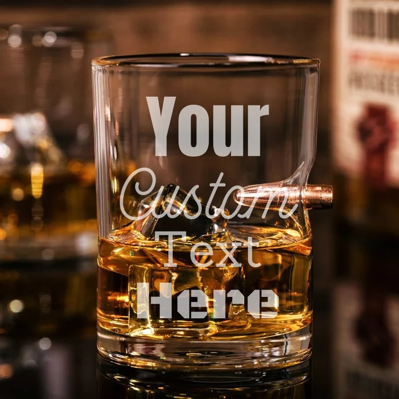 Custom Bullet Whiskey Glass