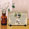 Personalizy Store Slate plaque Don&#39;t Cry Sweet Mama, Custom Photo, Personalized Slate Plaque, Pet Memorial Gifts