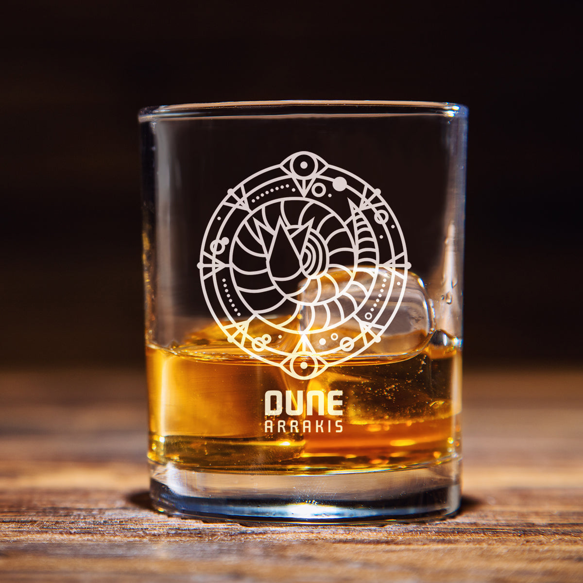 The Houses of Dune Whiskey Glass