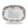 Christmas Handwritten Recipe Platter